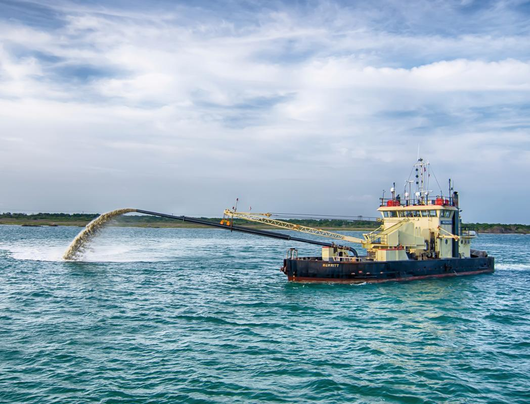 青岛高新区海玉盐场吹填